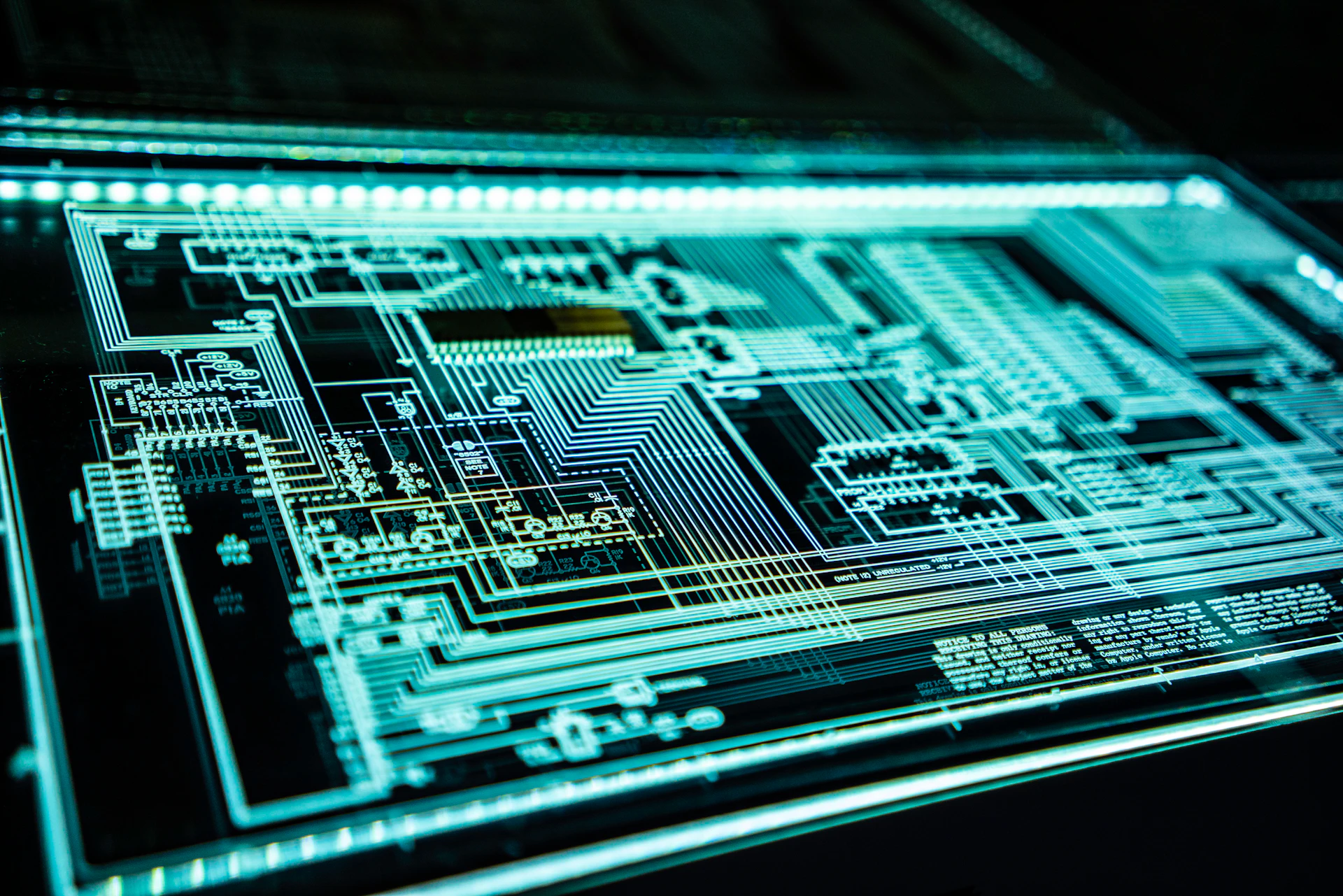 Close-up of a circuit board